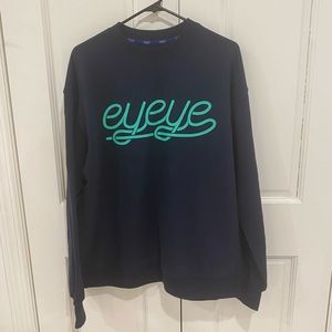 Eyeye sweater - dark navy mens large size